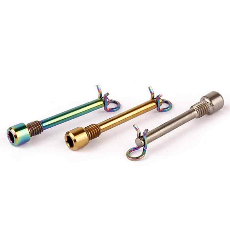 Болт для тормозной колодки гидравлического дискового тормоза велосипеда M4, титановый сплав, штифт, вставка, винт калипера, стопорный штифт, аксессуары для велосипеда