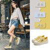Mesh breathable little white shoes women's summer new women's casual single shoes platform solid color board shoes versatile women's shoes