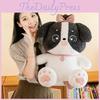 Choker Loving Heart Dog Plush Toy Cartoon Stuffed Animal Doll Decoration Gift