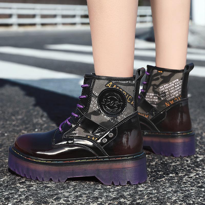 Женские новые зимние высокие толстые современные ботинки на открытом воздухе модные плоские нескользящие сто пар женских ботинок