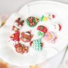 10/20Pcs Cute Mini Christmas FlatBack Resin Cabochons Scrapbooking DIY Jewelry Craft Decoration Accessories Xmas Gifts Ornament