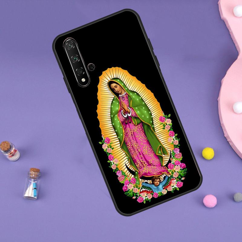 Дева Гваделупская Дева Мария Чехол для Huawei P30 P20 P40 Lite Nova 5T 11i 8i 3i 9 10 SE 11 Pro Y90 Y70 Y61 Y60 Y91 Чехол