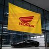 Мотоцикл Для HONDA Декоративный Флаг Водонепроницаемый Устойчивый к выцветанию Полиэстер Внутренний Наружный Подвесной Флаг