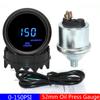 2"; 52mm Car Digital Turbo Boost Gauge PSI BAR Water Temp Oil Temp Oil Pressure Gauge Voltmeter EGT Tachometer RPM Gauge Car