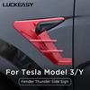 Для Tesla Model 3 Model Y, автомобильная камера, боковое крыло, панель, спойлер, пылезащитный чехол, украшение, модификация, аксессуары Model3 2022