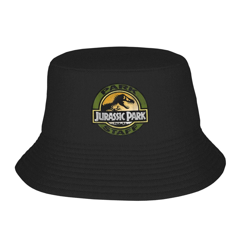Hot Summer Headwear Jurassic Park Clever Girl Bucket Hats Trendy Unisex  Sun   Panamka UV Protection Fishing  Outdoor