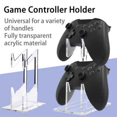 Кронштейн игрового контроллера для Xbox для коммутатора для PS5 для PS4 Прозрачная игровая ручка Дисплей Базовый держатель Игровая консоль Органайзер для телефона