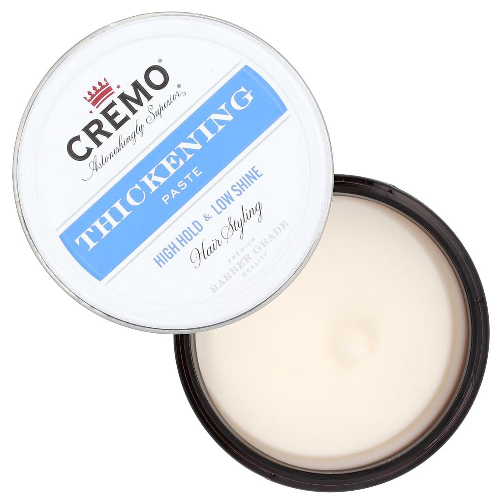 Cremo Паста для укрепления волос, сильная фиксация и слабый блеск, 4 унции (113 г)