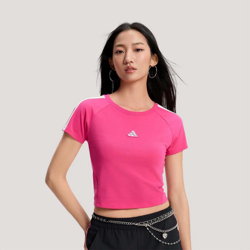 adidas Женская повседневная модная спортивная футболка