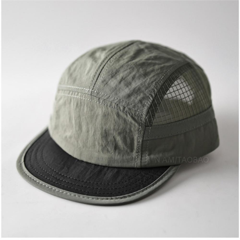 Nylon Quick Dry Hat 5 Panel Sunshade Cap Fashion Baseball Caps For Running, Camping