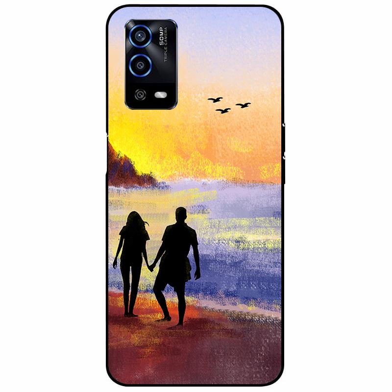 For Oppo A55 4G Case 6.51'' Soft Silicone Protective Marble Phone Cover for Oppo A55 Case TPU Funda For OPPOA55 A 55 CPH2325 Bag