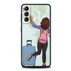 Fashion Planes World Map Travel Soft Phone Case For Samsung Galaxy S24 S23 S22 S20 Ultra S21 FE 5G S10 S9 Plus S10E S8 20 Cover