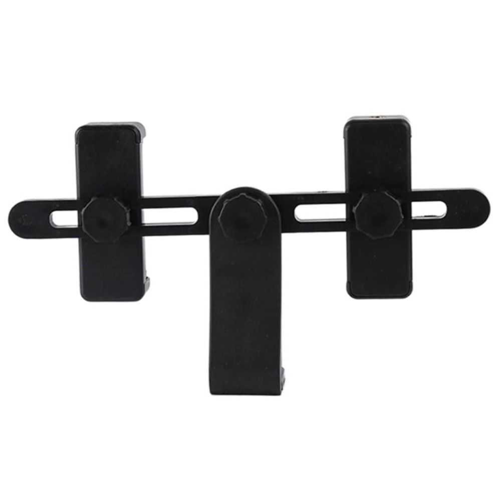 Mount Dual Device Hand-Held Holder Mobile Live Bracket Smartphone Tripod Clip Phone Tripod Holder