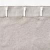 MUJI Льняные шторы простого плетения без складок, ширина 100 см x длина 200 см, не совсем белые, 84759307