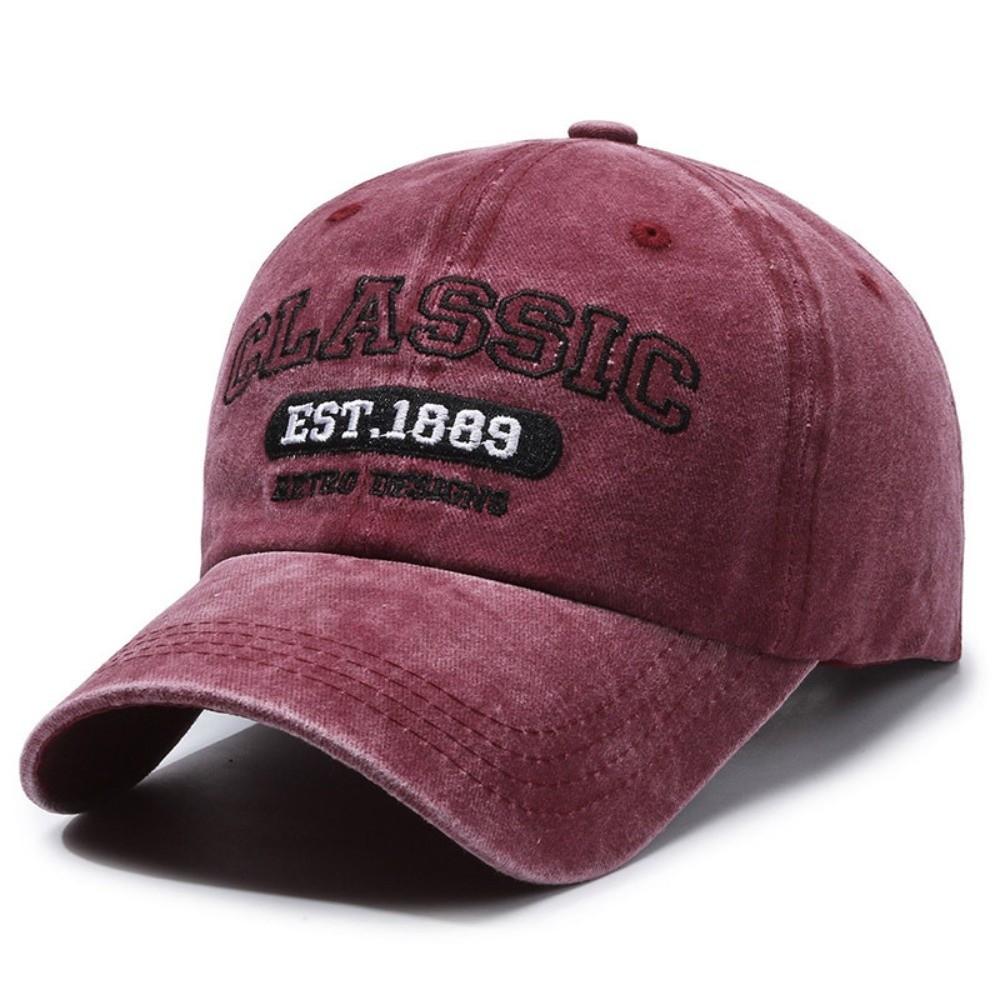 Visor Peaked Cap Classic EST.1889 Sunscreen Hats Fashion Casquette For Man Women