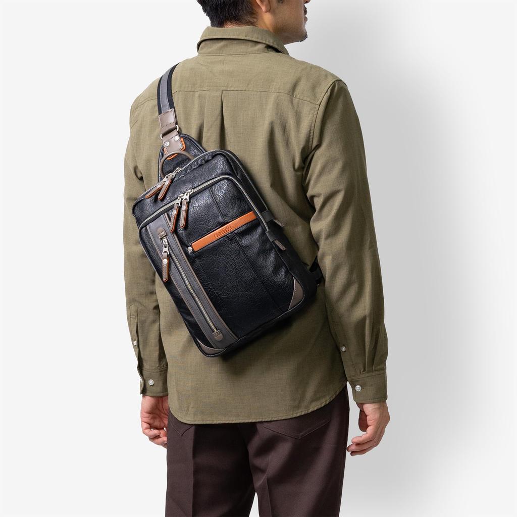 Сумка для тела черная [Усы] YVQ-5998