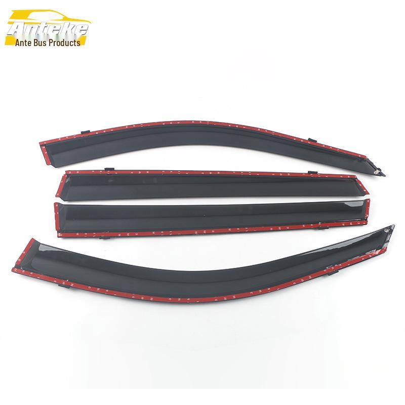 Rain Guards with Bright Strips for Hanteng 18 X5 - Deflector Trim Accessories