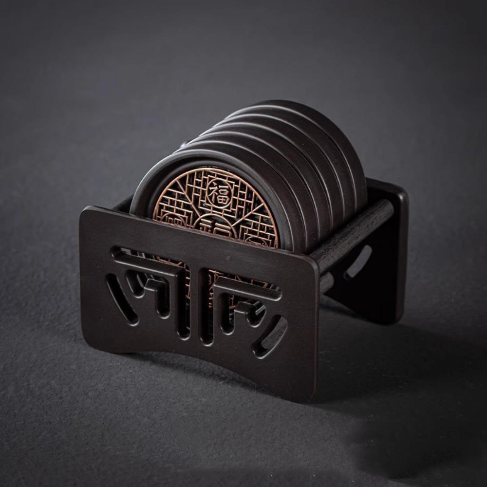 Plastic Kung Fu Tea Coaster Anti-scalding Tea Cup Holder Heat Insulation Mat Home Use