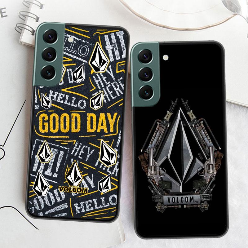Volcom Logo Phone For Samsung S25 Edge Galaxy S22 Ultra S21 S10 S9 Plus S20 S23 S24 FE Case S10E Cover Silicone Soft Coque Funda