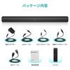 DESOBRY Soundbar for TV Bluetooth Speaker PC Speaker 3 EQ Modes USB Input Support Music/Game/Movie Compatible/Optical Digital/AUX Connection/HDMI