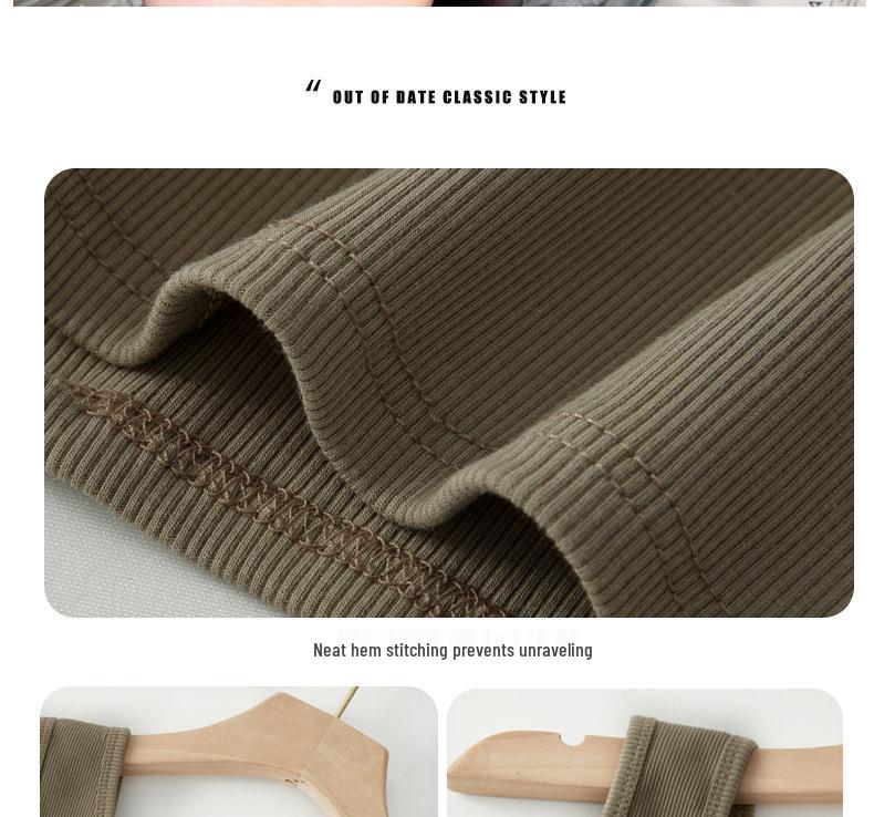 Женский пикантный рубчатый модальный топ-майка - Весенне-осенняя многослойная майка