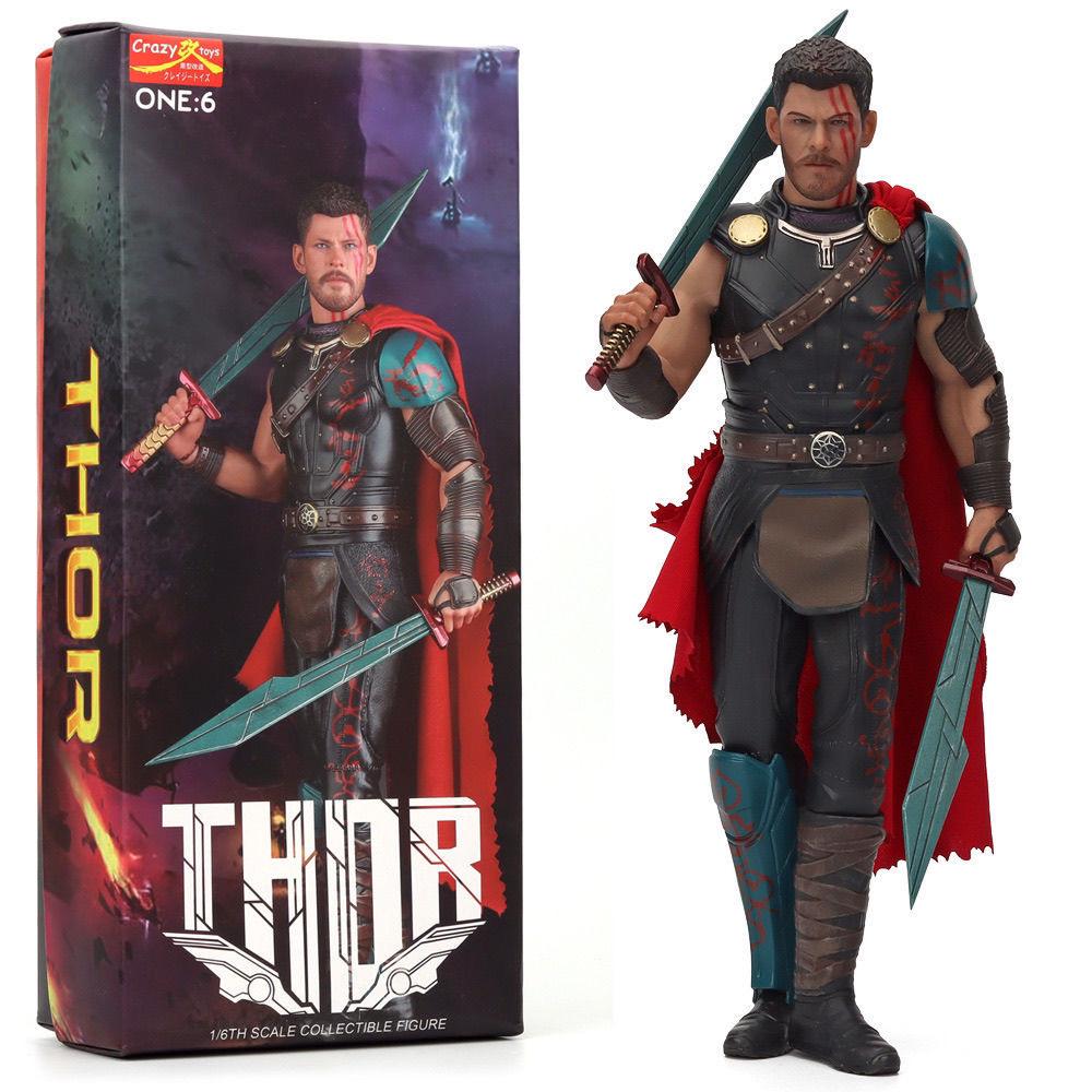 Фигурка Железного Человека MK45 от Marvel в масштабе 1/6 с цветной коробкой - Издание Флэша, Капитана Марвел, Тора.