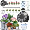 Solar Automatic Drip Irrigation System Kit For Garden Outdoor/Indoor Diy Gardening Water, Plant Watering System With Anti-Siphon