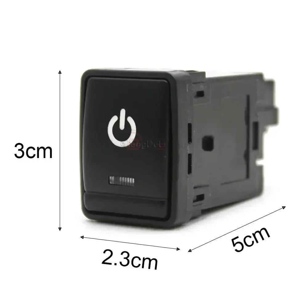 For Nissan X-Trail T32 2014 Qashqai J11 2015 Tiida NP300 Navara Car LED DRL Fog Light Power On Off Switch Front Camera Button