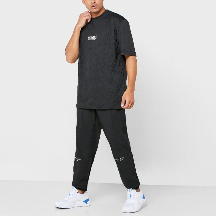 Puma X Randomevent Тканые брюки 'Черный' Мужские 59666601