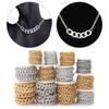 2-5Yards/Roll Aluminum Chains Twisted Chains Bulk Link Chain For DIY Bracelet Necklace Chain Jewelry Making Supplies Accessories