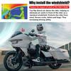 Для Harley Road Glide CVO/SE FLTRXSE CVO ST FLTRXSTSE Мотоцикла 12" Козырек Ветровое Стекло Ветрозащитный Дефлектор Дымчатый Спойлер