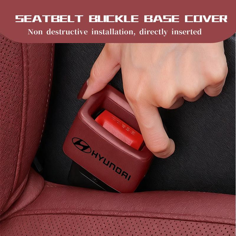 Car Seat Belt Buckle Anti-Scratch Safety Belt Base Protector Clip For Hyundai NLINE I30 I20 Venue Tucson Kona IX35 I40 IX20 YY333
