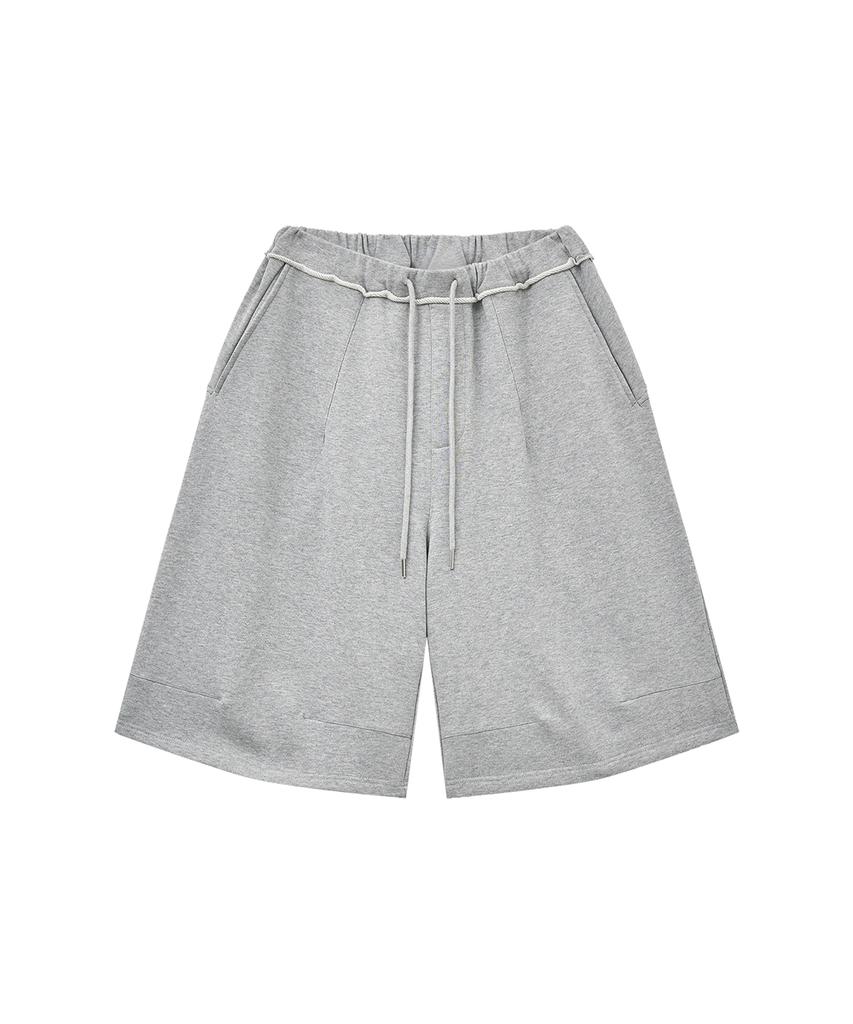 BIG UNION 3D Sweat Half Pants (Gray)