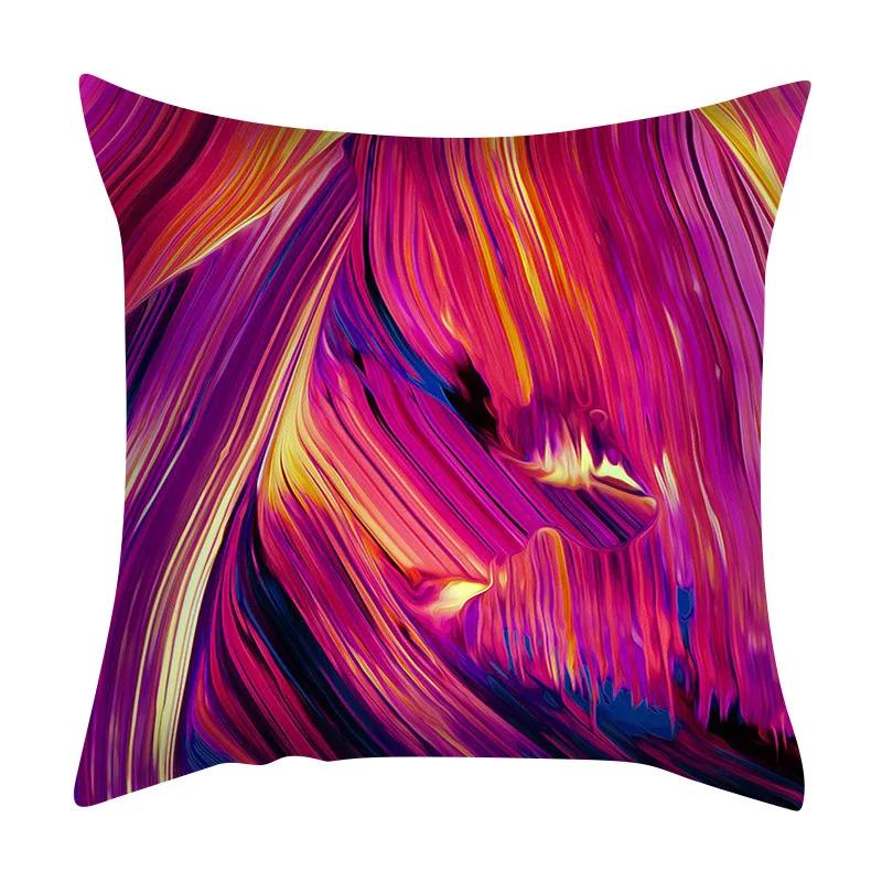 Диван, автомобильное сиденье, декор, домашний стул, чехол для подушки, абстрактный нерегулярный рисунок чернил, мраморная подушка