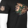 Футболка для болельщика NFL New Era - Команды NFL noir / wood camo