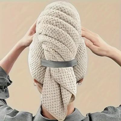 1 шт. Шапочка для душа Волшебная микрофибра для волос Быстросохнущее полотенце-сушилка Банная обертка Шапочка Быстрая шапка Тюрбан Сухая шапочка для душа Шапочка для волос