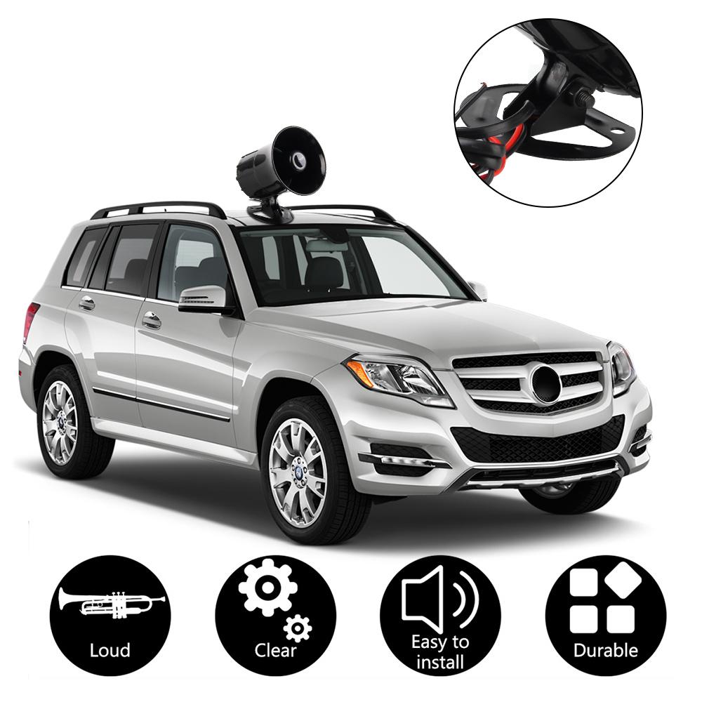 Авто 3-тональный автомобильный гудок, громкий автомобильный гудок, предупредительная сигнализация для мотоцикла, 110 дБ, 12 В, 3-тональный звук, громкий динамик, сирена, гудок, мотоцикл, 3 звука, гудок