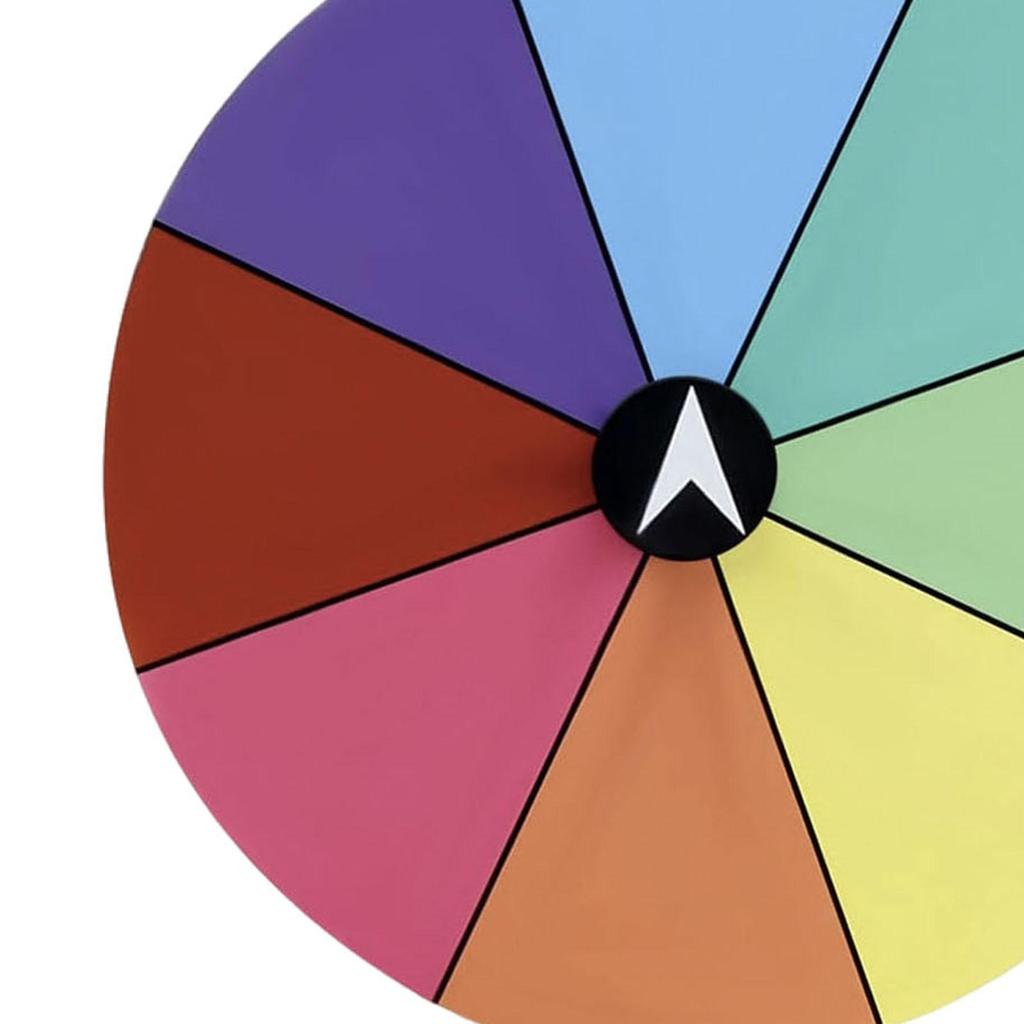 Настольный поворотный стол для призов Гладкая поверхность со стабильной подставкой Колесо фортуны для обучающей игры Супермаркеты Собрания Паб Карнавал