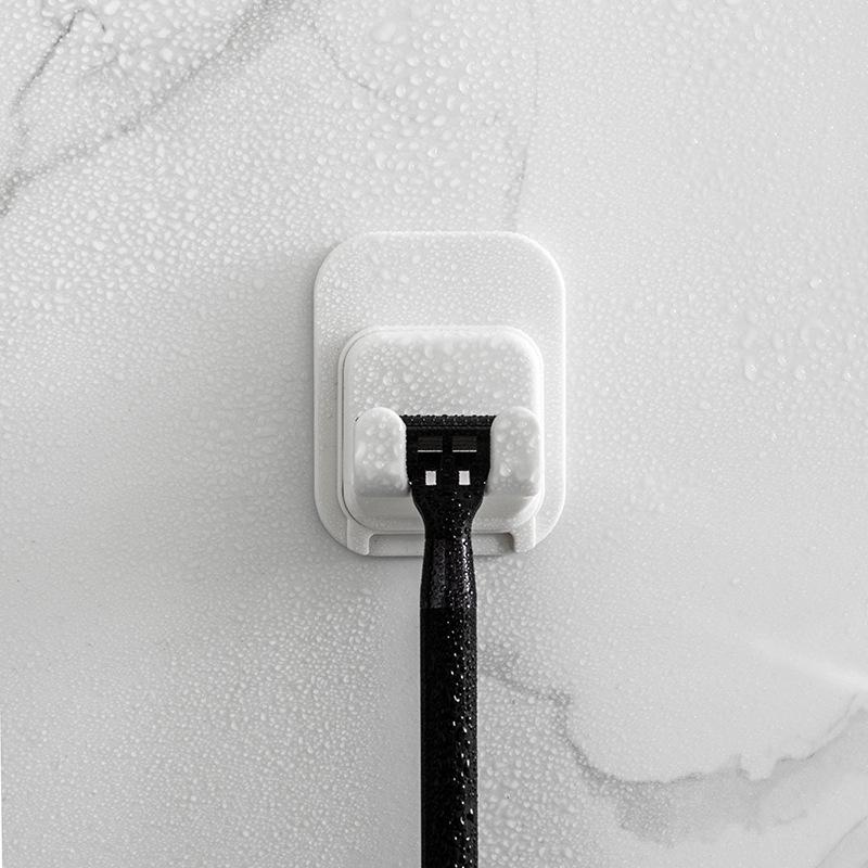 Крючок для хранения на стене Держатель для розетки электропитания Крючок для стены без прокола Клейкая вешалка Держатель для бритвы Подставка-вешалка Дверные крючки Держатель для ключей