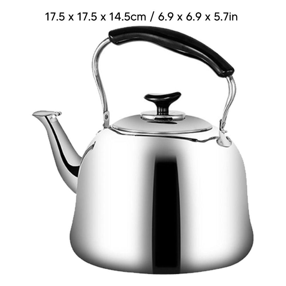 Stainless Steel Stovetop Teapot Folding Handle Whistling Tea Kettle Stovetop Kettle Tea Brewing