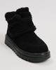 Winter Boots with Velcro Lola Andy 82092 36 Black Suede Wool