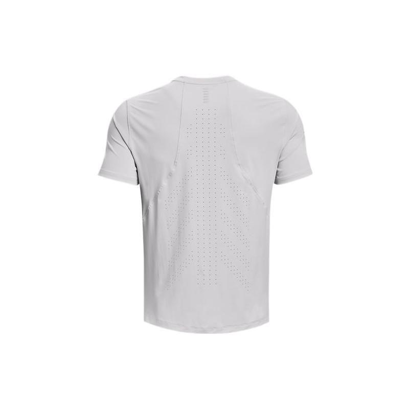 Under Armour Футболка с логотипом для бега Мужские топы Серая 1370338-014