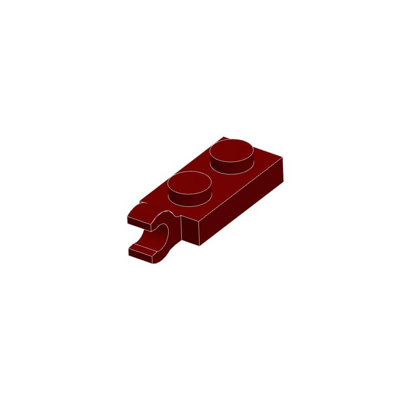 10 ШТ 63868 42923 Пластина Специальная 1x2 с Ручками Тонкий Блок Moc Цветные Аксессуары Совместимо с Кирпичом Сделай Сам Детская Игрушка