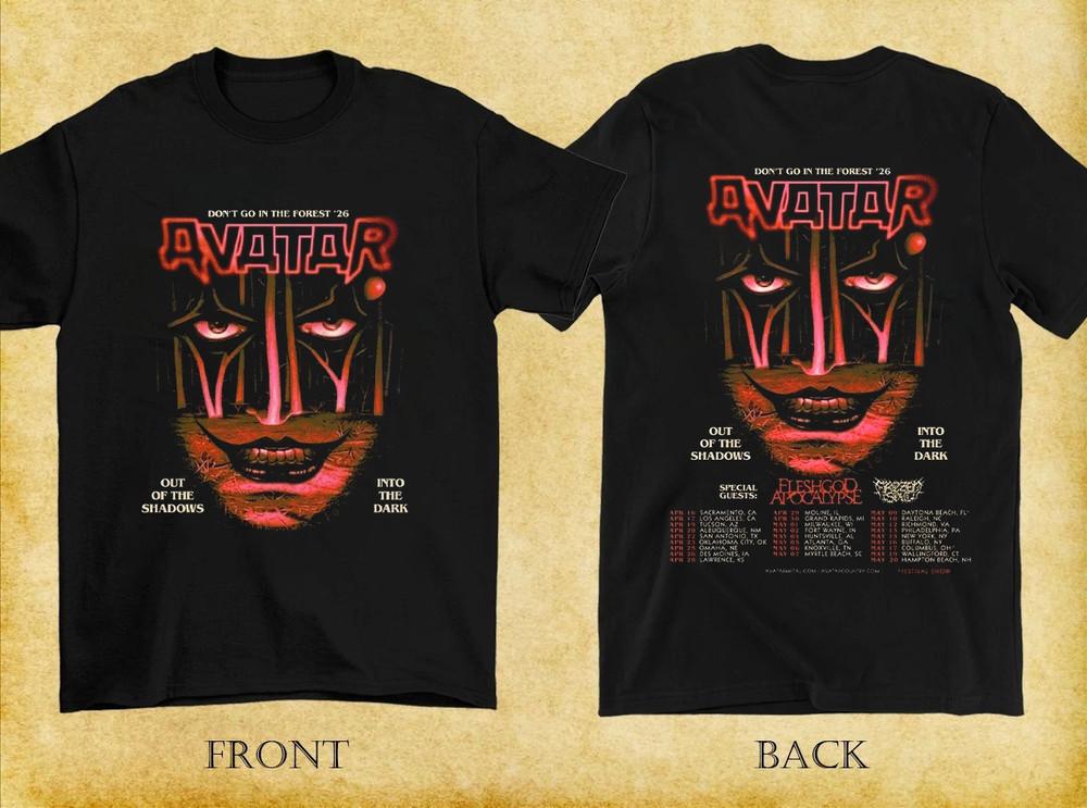 Avatar Band 2 Sides Don’t Go In The Forest Tour S to 5XL Concert Shirt CA056 Unisex T-Shirt