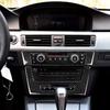 Для BMW 3 серии E90 E92 E93 2005 - 2008 2009 2010 2011 2012 углеродное волокно 2 шт. крышка рамки панели управления CD салона автомобиля