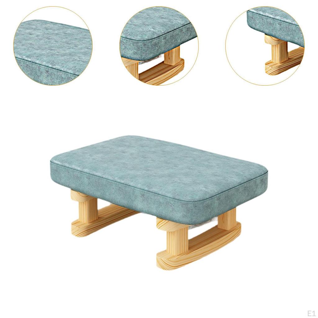 Эргономичная деревянная подставка для ног для комфорта в домашнем офисе