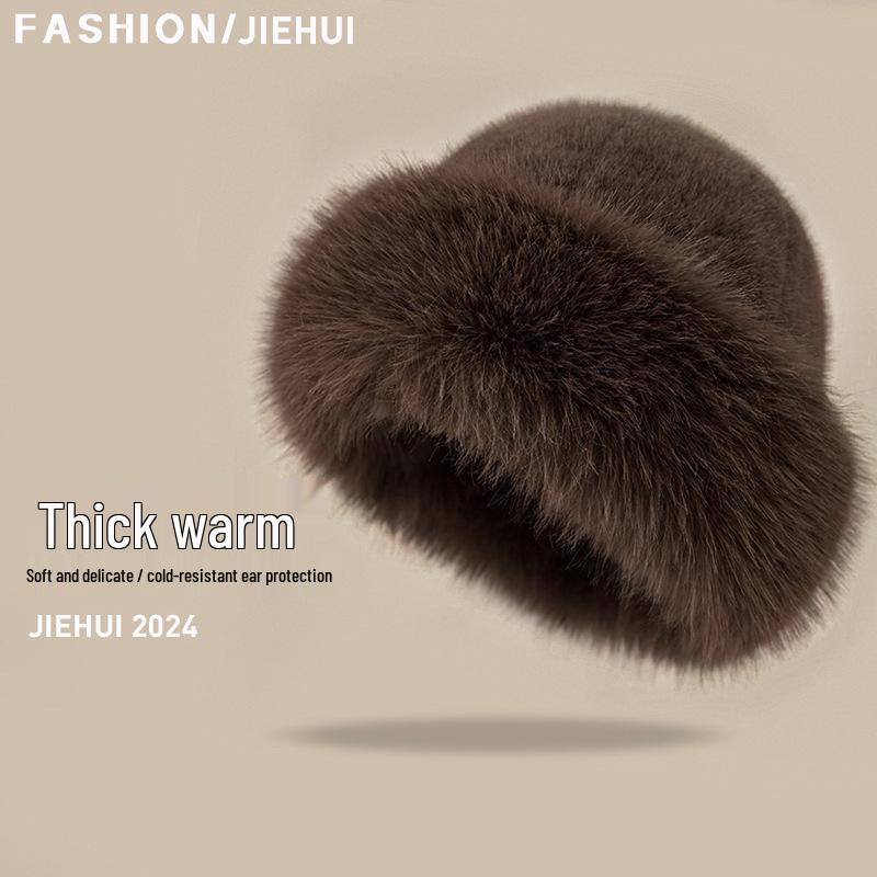 Женская ретро плюшевая шапка с леопардовым принтом - Осень 2024: Многосезонный, защита от солнца и ушей, модный стиль рыбака.