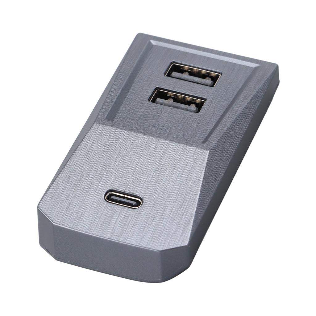 Glove Box USB Hub Multiport Stable Transmission Convenient Car Docking Station Replacement for Tesla Model 3 Y