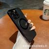 Применимо к iPhone16Promax кристально прозрачный магнитный жесткий чехол для мобильного телефона Apple 15 со встроенной защитной пленкой для объектива 13 защитный чехол 11