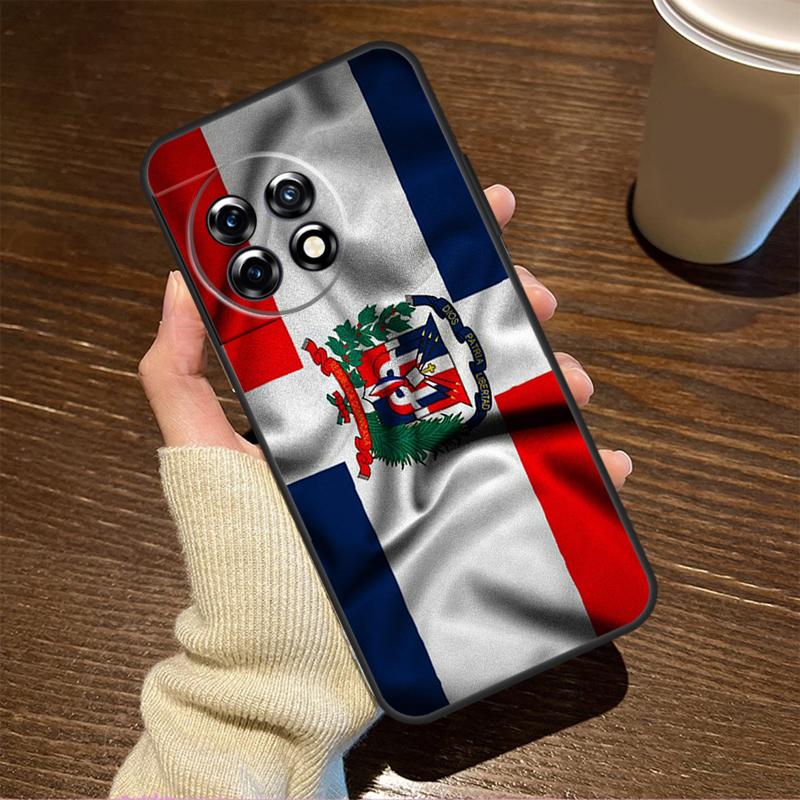 Флаг Доминиканской Республики Для OnePlus 15R 13 12 11 9 Pro 12R 13R 10T 13T Чехол Для OnePlus Nord 5 CE 2 3 4 Lite N20 N30